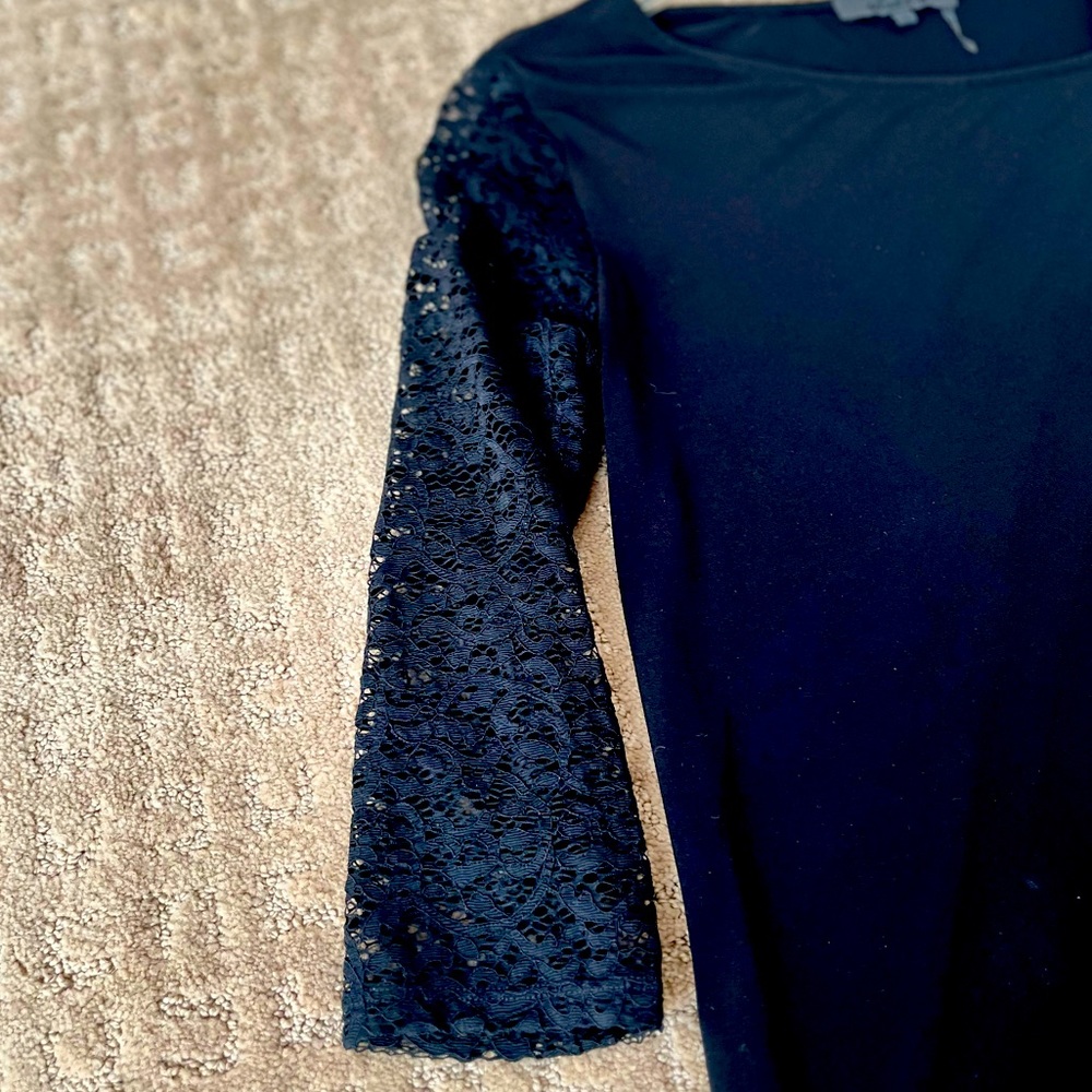 Alisha D women’s S black going out top for any occasion